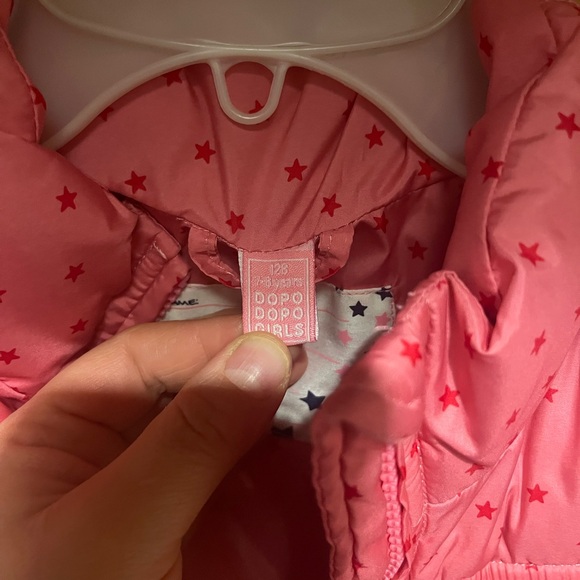 Pink Star Kids Puffer Vest - Picture 2 of 3